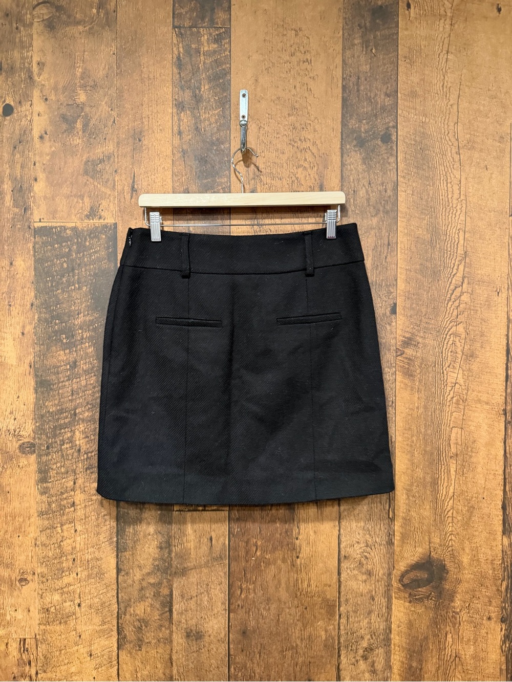Sezane gillie skirt black size 42 EUC - Picture 3 of 7